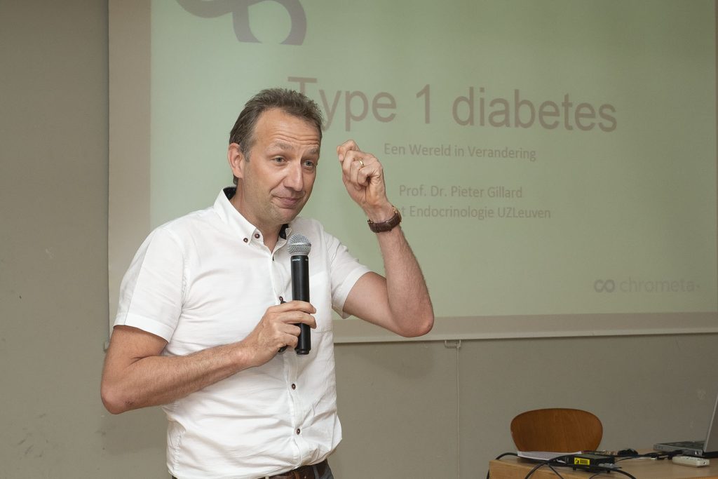 Mei 2018 Prof. Dr. Pieter Gillard : Diabetes Infomoment ‘van nu naar straks ! De toekomst van diabet